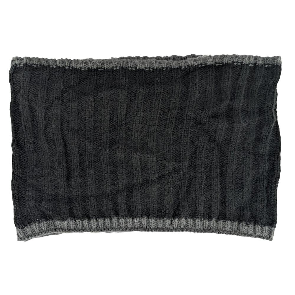 Free Press Black Soft Knit Infinity Scarf - Picture 2 of 9